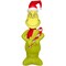 4' Gemmy Airblown Inflatable Christmas Dr. Seuss Grinch w/ Candy Cane Yard Decoration 119251